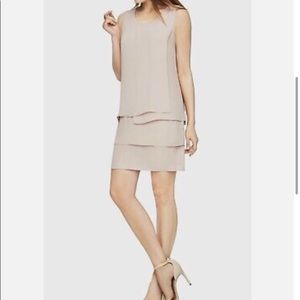 BCBGMaxAzria Layered Tank Dress in Dusty Blush Size 2.